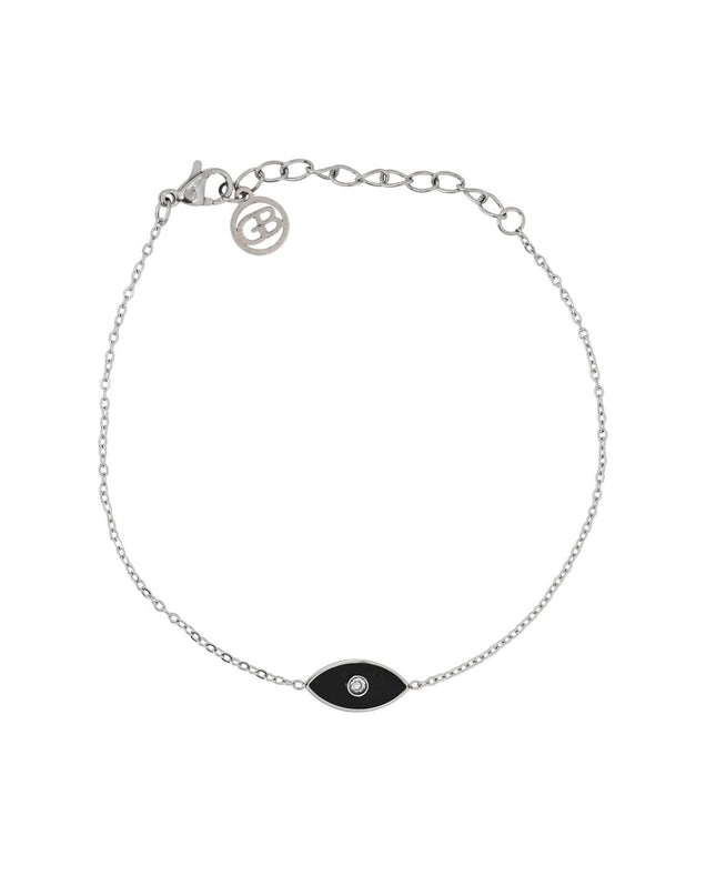 Pulseira em aço olho preto GB