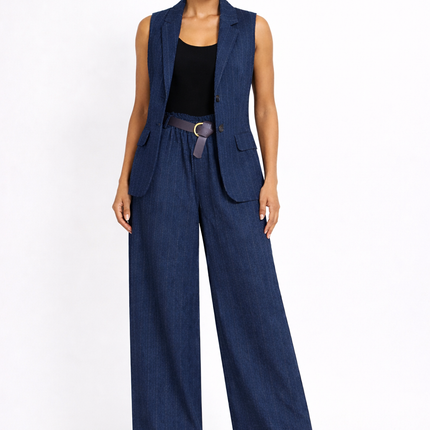 Fato Iconic Femme Marinho - Alfaiataria Risca de Giz -