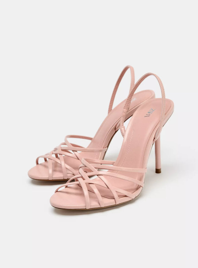 Zara - Pink strappy sandals