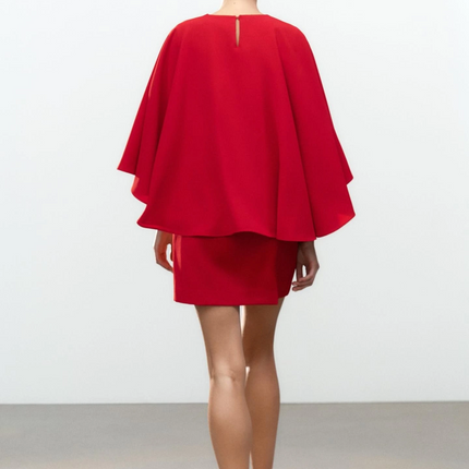ZARA - SHORT DRESS WITH CAPE ZW COLLECTION