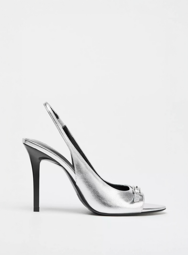 ZARA - Metallic heeled sandal