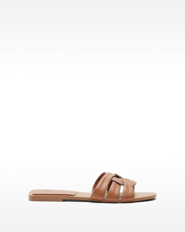 Parfois flat sandals with crossed straps