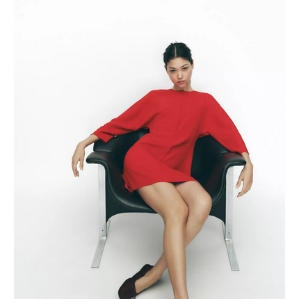 𝐙𝐀𝐑𝐀 - Mini crepe dress