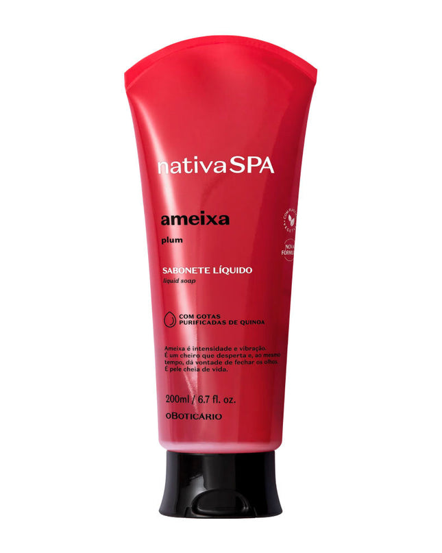 Sabonete Líquido Nativa SPA Ameixa, 200ml