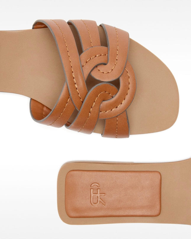 Parfois flat sandals with crossed straps