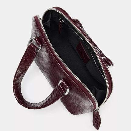 𝐙𝐀𝐑𝐀 - Bolsa mini em relevo duplo