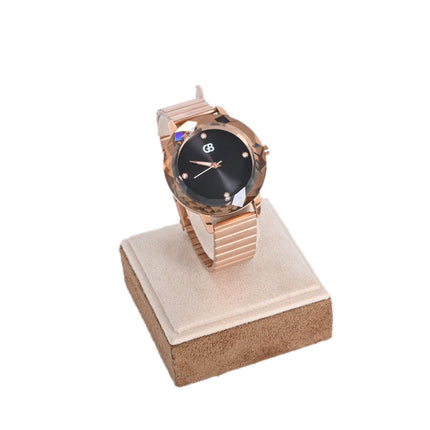Bronze analog watch | black dial GB