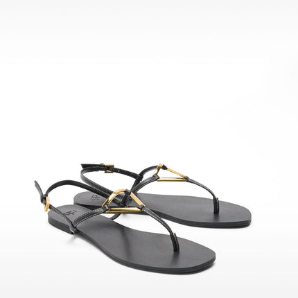 Sandália rasas com tiras parfois