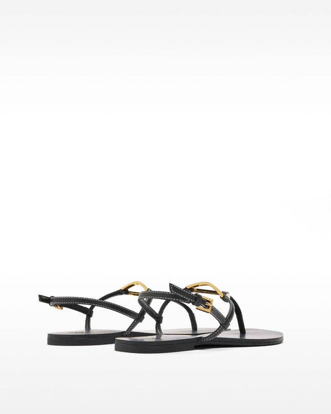 Flat sandal with straps, Parfois brand.