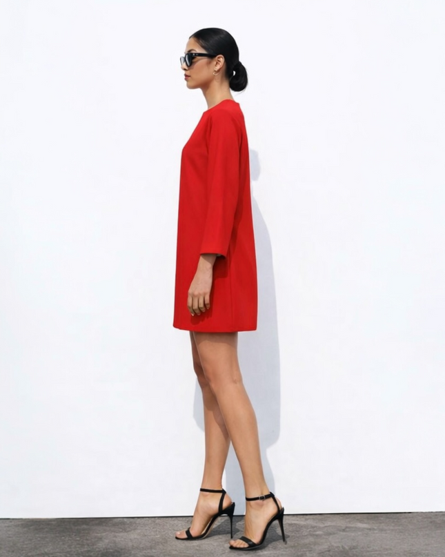 𝐙𝐀𝐑𝐀 - Vestido mini crepe