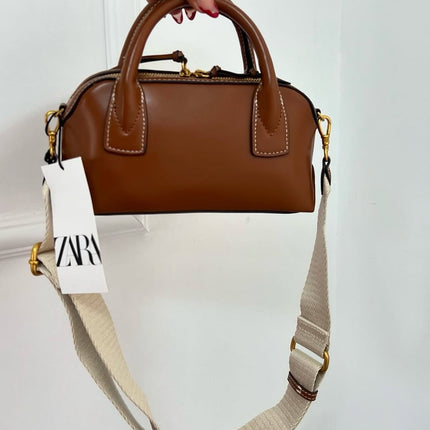 𝐙𝐀𝐑𝐀 - BOLSA MINI COM ALÇA REMOVÍVEL