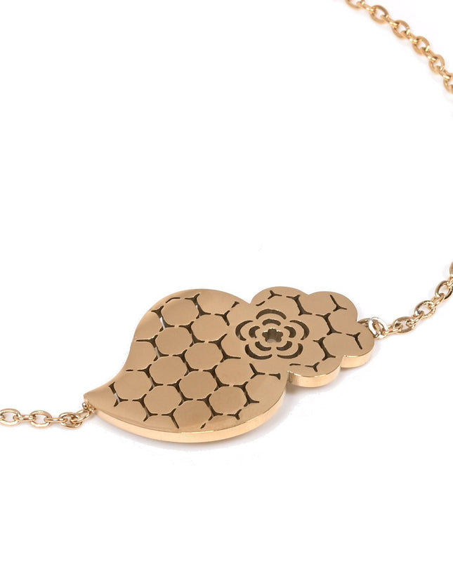 Pulseira Aço Coração de Viana Textura GB