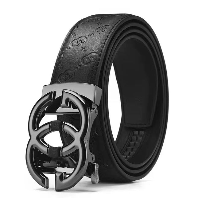 GG premium leather belt with buckle.