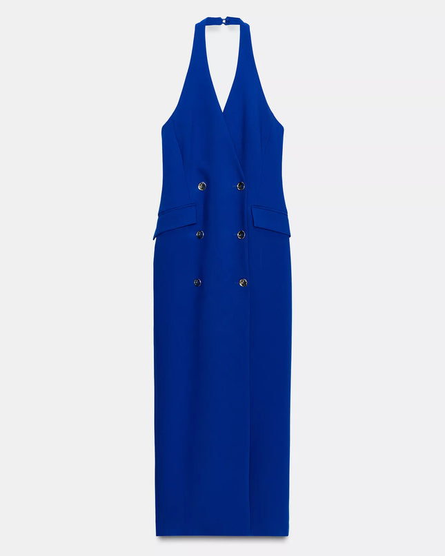 𝐙𝐀𝐑𝐀 - CROSSED TUBE MIDI DRESS