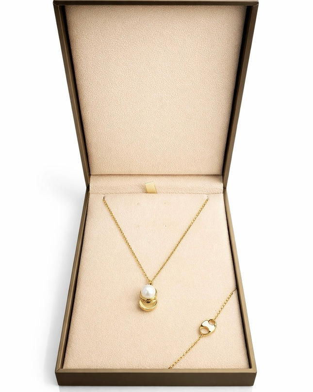 Conjunto Colar e Pulseira Aço Inoxidável GB Portugal
