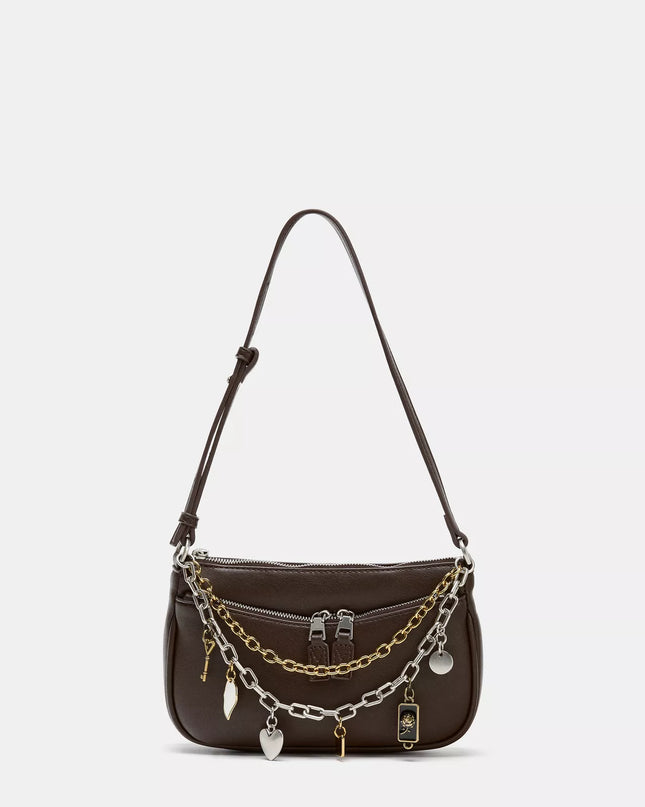 𝐙𝐀𝐑𝐀 - Bolsa mini com detalhe charme