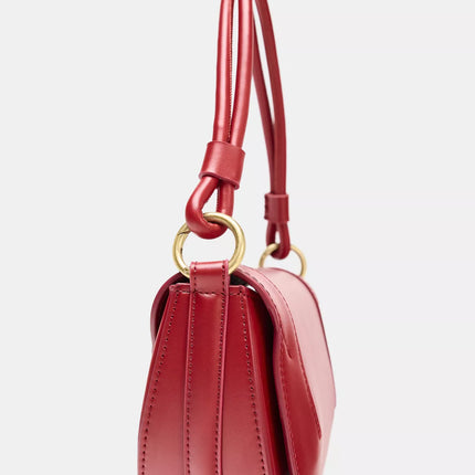 𝐙𝐀𝐑𝐀 - Bolsa mini Rígida vermelha