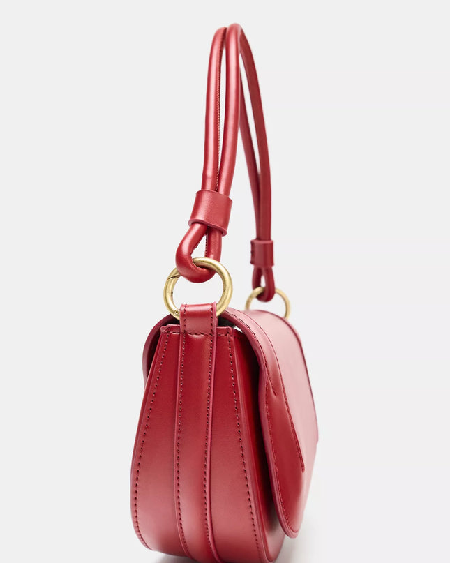 𝐙𝐀𝐑𝐀 - Bolsa mini Rígida vermelha