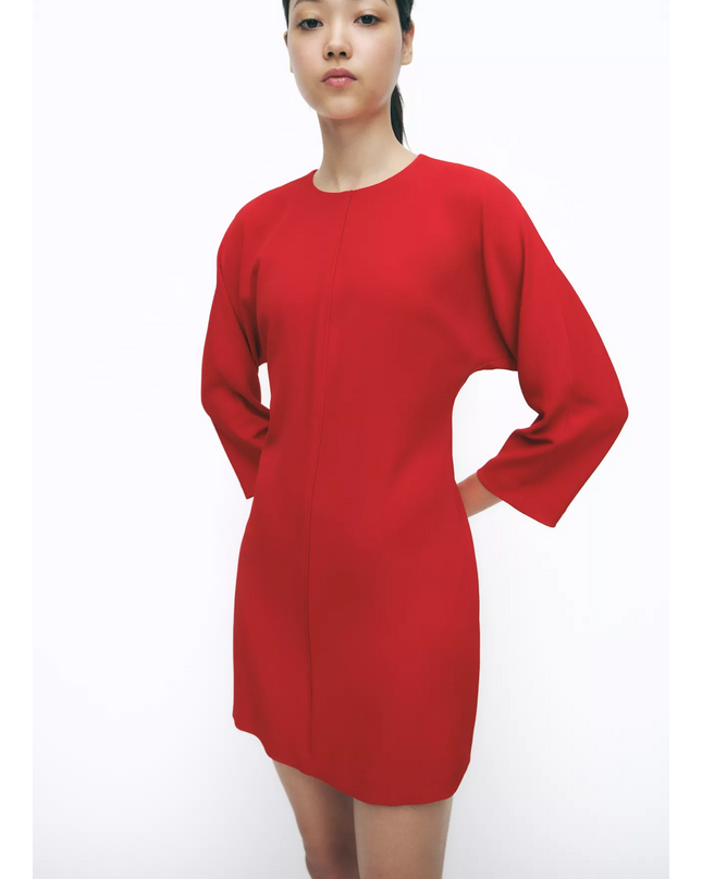 𝐙𝐀𝐑𝐀 - Vestido mini crepe