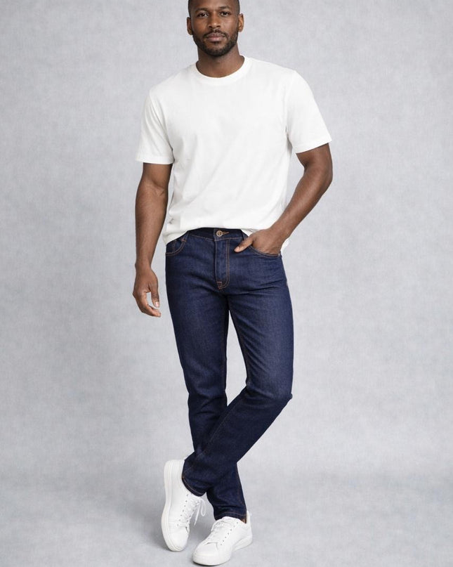 Calça Jeans Masculina Azul Escuro