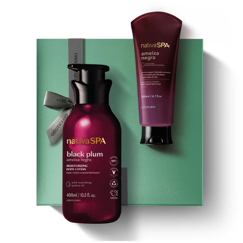 Kit Banho Relaxante Nativa SPA Ameixa Negra