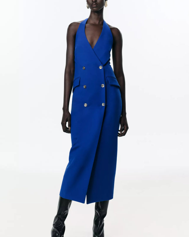 𝐙𝐀𝐑𝐀 - CROSSED TUBE MIDI DRESS