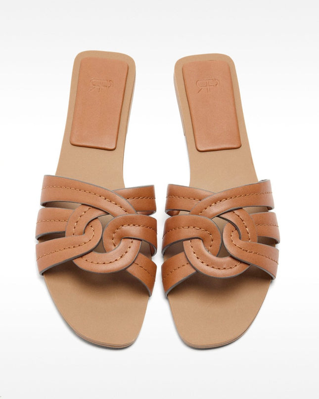 Parfois flat sandals with crossed straps