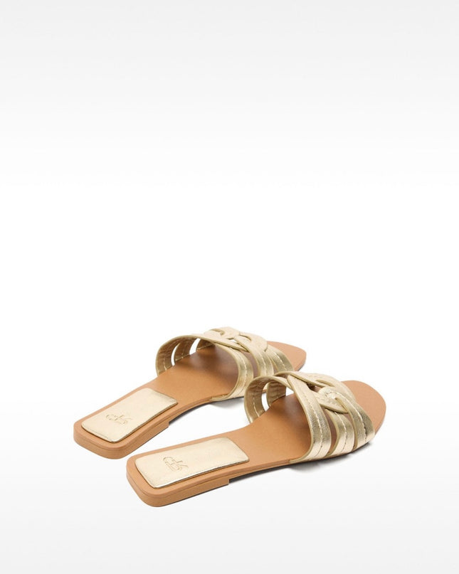 Parfois flat sandals with crossed straps