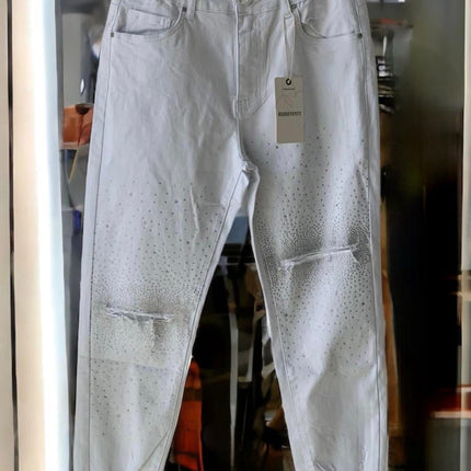 Plus Size Glossy Jeans
