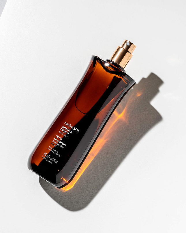 Óleo Glorioso para Corpo e Cabelo Nativa SPA Ameixa Negra, 85ml