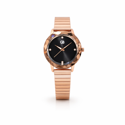 Bronze analog watch | black dial GB