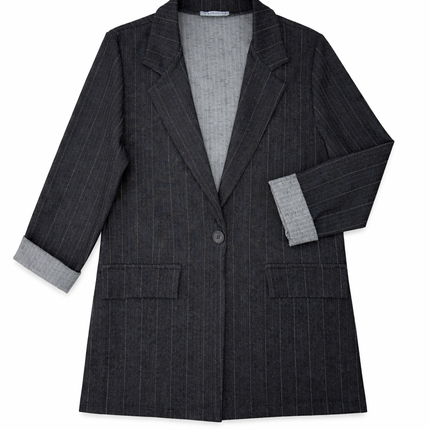 FATO Elegante 2 PEÇAS Blazer com Cinto + Calças Palazzo