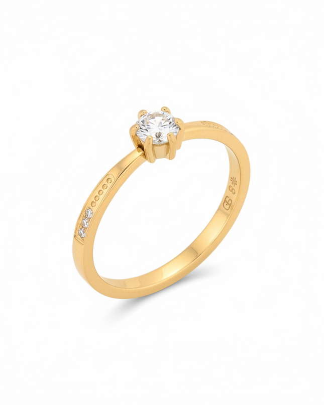Anel Delicate com zircônias