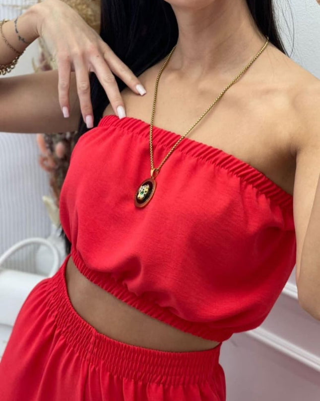 Conjunto 3 Peças Vermelho