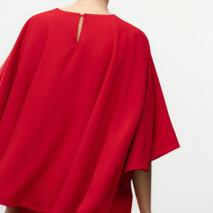 ZARA - SHORT DRESS WITH CAPE ZW COLLECTION