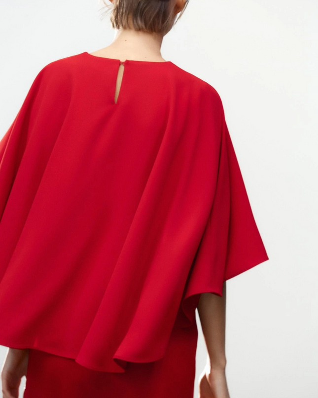 𝐙𝐀𝐑𝐀 - VESTIDO CURTO CAPA ZW COLLECTION