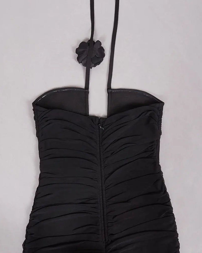 Vestido com corpete Scheer preto