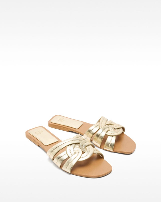 Parfois flat sandals with crossed straps