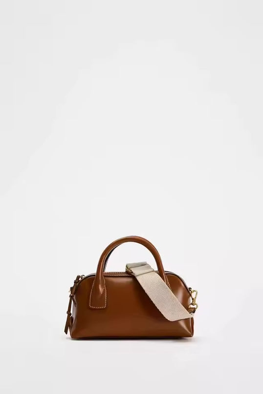 𝐙𝐀𝐑𝐀 - BOLSA MINI COM ALÇA REMOVÍVEL