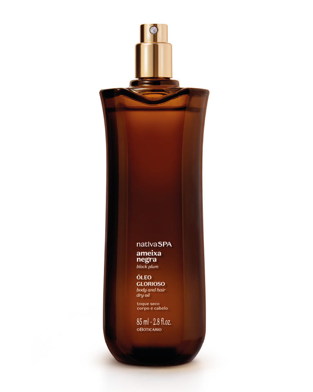 Óleo Glorioso para Corpo e Cabelo Nativa SPA Ameixa Negra, 85ml