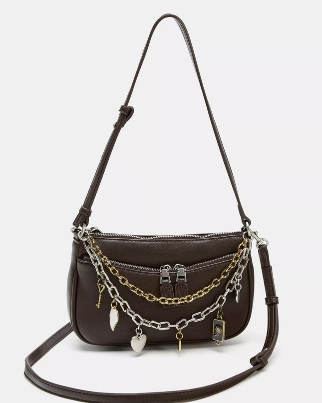 𝐙𝐀𝐑𝐀 - Bolsa mini com detalhe charme