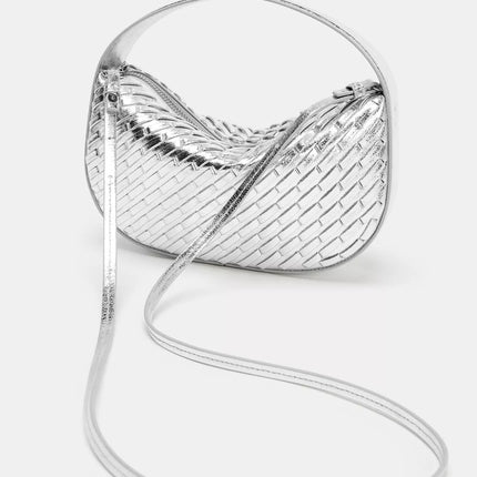 ZARA - Handbag with braided embellishment