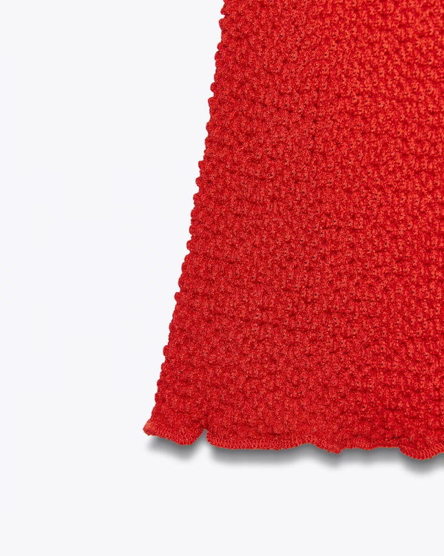 ZARA - Multi-position top and textured maxi skirt set