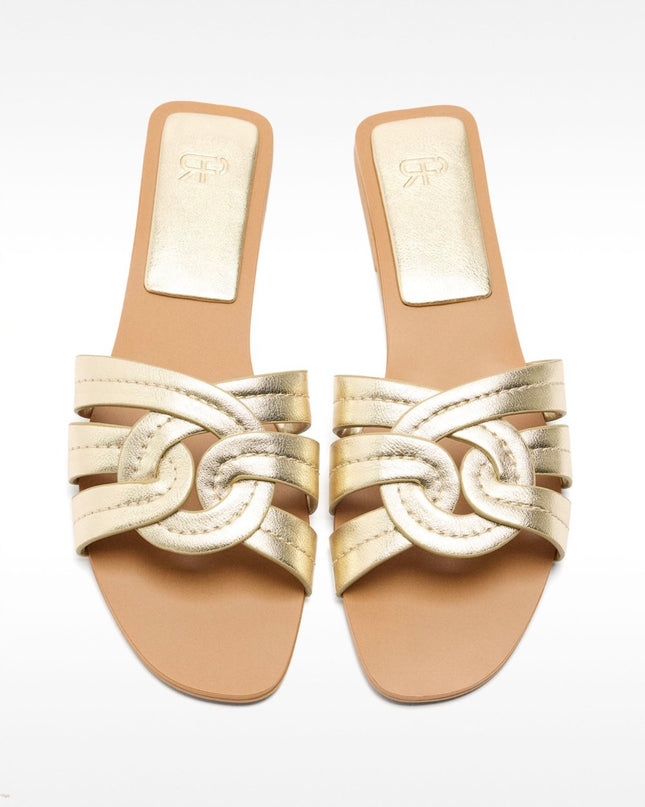 Parfois flat sandals with crossed straps
