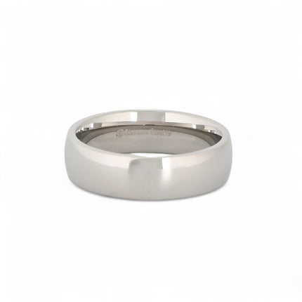 Aliança Grossa 6mm Aço Inoxidável Dourado - GB Bijoux - Masculina - Ref. R025