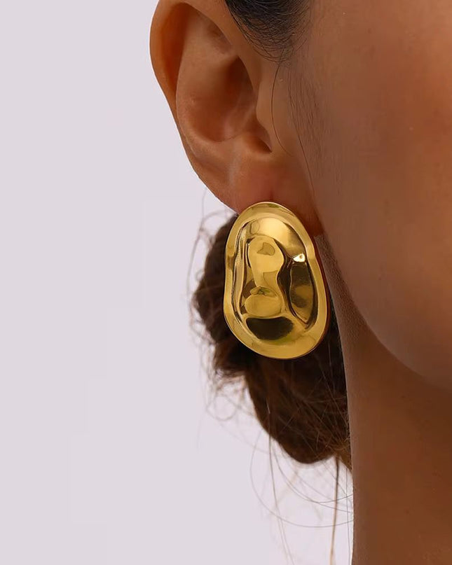Irregular Steel Earring