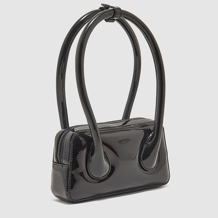Bolsa de boliche de couro com alça longa